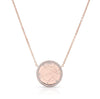 Petite Birth Chart Necklace - 14K Rose Gold and Diamond Fine Jewelry