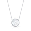 Birth Chart Necklace - 14K White Gold and Diamond Fine Jewelry